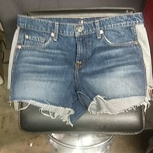 7 for all mankind cut off shorts
